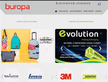 Tablet Screenshot of buropa-maroc.com